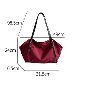 Bolsos Tote de Diseño Vintage para Mujer, Gran Capacidad de 10L, con Cierre de Cremallera y Correa de Hombro Individual, para Uso Diario y de Viaje - Product Image 2