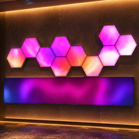 Fabricant de boîtes lumineuses sur mesure, enseigne publicitaire LED polygonale, logo lumineux, pour les magasins de marques, les cafés, les bijouteries