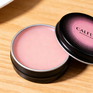 CALFLYN Baume de parfum solide en boîte noire, formule blush rose, portable, idéal pour les voyages, longue durée, marque privée OEM - Product Image 2