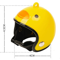 Fabricante directo creativo transfronterizo nuevos suministros para mascotas listo Stock protección pollo casco pollito gallina sombrero suministros para pájaros