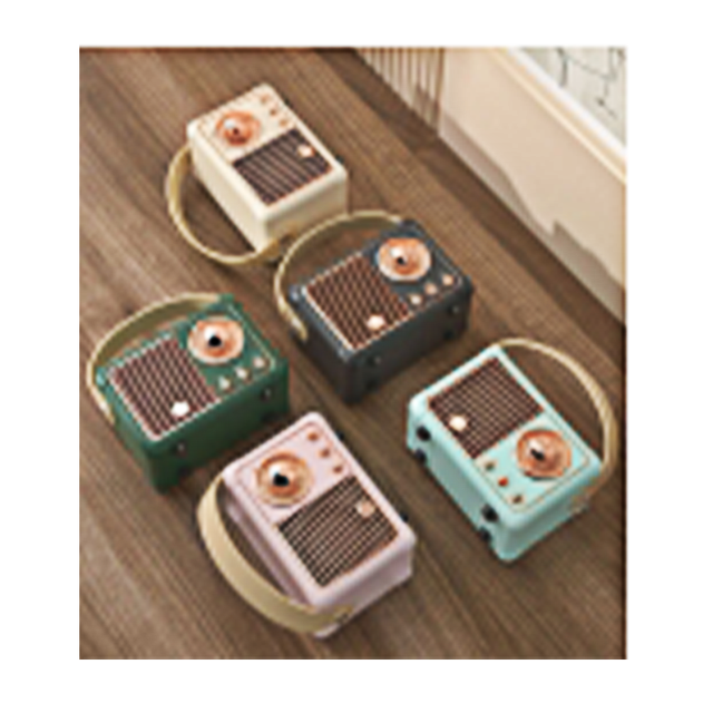 Retro HM11 Speaker 2W Portable Stereo Music Player for Mobile Phone Computer Home Theatre Battery Travel Speakers