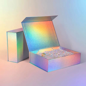 Özel Logo çevre dostu katlanır paket manyetik kapatma hediye ayakkabı kutusu nakliye kağit kutu - Product Image 1