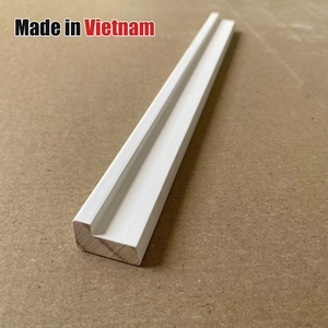 Moulure en bois de pin blanc apprêté, profil Scotia profond, pour plafond et mur, coin plafond-mur, fourniture pour constructeurs, export direct usine - Product Image 2