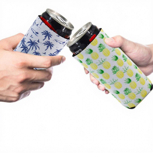 En gros, Protège-boissons isothermes pliables en néoprène multicolores pour canettes, bouteilles de boissons hautes et gobelets à bière fins - Product Image 4