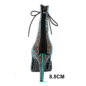 Zapatos de Baile Premium <span class=keywords><strong>para</strong></span> <span class=keywords><strong>Mujer</strong></span> Venta Directa de Fábrica con Cuentas Brillantes y Empeine de Seda Antideslizantes <span class=keywords><strong>para</strong></span> Baile Latino de Salón <span class=keywords><strong>Tango</strong></span> y Salsa - Product Image 6