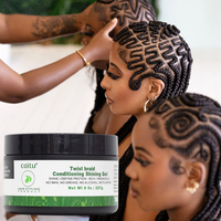 Gel Coiffant Professionnel 8oz pour Femmes – Fixation Forte, Sans Résidus Blancs, Idéal pour Tresses et Coiffures Tressées