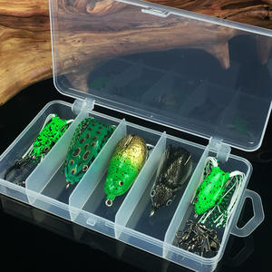 5pcs Set Topwater Rana Del Silicone Del Mouse In Gomma Morbida <span class=keywords><strong>Esche</strong></span> Da <span class=keywords><strong>Pesca</strong></span> Basso <span class=keywords><strong>Esche</strong></span> Ganci <span class=keywords><strong>Esche</strong></span> Set <span class=keywords><strong>con</strong></span> Scatola di Attrezzatura - Product Image 6