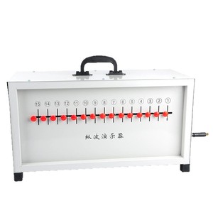 22012 Longitudinal and Transverse Wave Demonstration Device, Portable/Box-type, Longitudinal and Transverse Waves, High School - Product Image 4