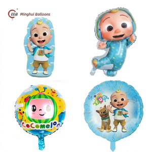 <strong>CoComelon</strong> Baby JJ Mylar Balloon Round Standing Crawling Shape Cartoon Foil Balloon For Toddler Birthday Baby Shower <strong>Party</strong> Decor - Product Image 1