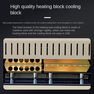 Machine de scellage continu numérique mécanique Film plastique horizontal thermoscellage sur composant de noyau de moteur en feuille d'aluminium - Product Image 3