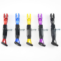 Support de béquille latérale réglable et durable pour moto, scooter et véhicule électrique