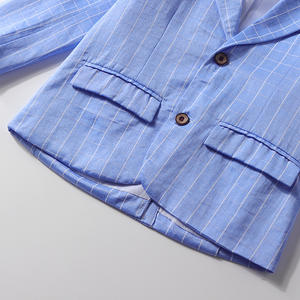 ชุดเสื้อผ้าแฟชั่นเด็กผู้ชายหล่อเท่ห์ ชุดยีนส์สูทสำหรับเด็กจากจีน - Product Image 3