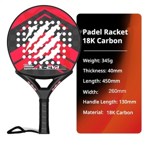 Raqueta <span class=keywords><strong>de</strong></span> Pádel <span class=keywords><strong>de</strong></span> Fibra <span class=keywords><strong>de</strong></span> Carbono 18K, Forma <span class=keywords><strong>de</strong></span> Diamante/Redonda/Lágrima, Grafito, Pala <span class=keywords><strong>de</strong></span> Pádel Profesional <span class=keywords><strong>de</strong></span> Alto Rendimiento, OEM, Personalizada, Venta al Por Mayor - Product Image 5