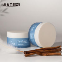 Récipient vide des pots en plastique 80ml PP d'emballage de soins de la peau avec couvercle à vis pour la crème