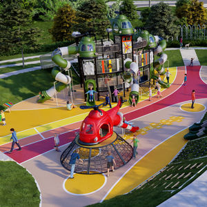 Ensemble de balançoires pour enfants en plastique, jeux de parc d'attractions, vente en gros en Chine - Product Image 2