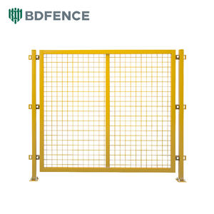 Clôture de sécurité d'atelier personnalisable, <span class=keywords><strong>détachable</strong></span>, soudée sans joint, galvanisée, revêtement poudré, protection antirouille - Product Image 6
