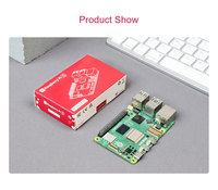 Kit Raspberry Pi 5 AI HAT+ 26TOPS dengan Casing Aluminium Alloy, Power Supply, Kipas Pendingin, dan Akselerator AI Hailo-8