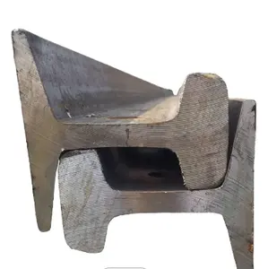 Rottami di protezione in acciaio inossidabile di vendita caldi rotaie usate R50 R65 55Q binario in acciaio da 30Kg a basso prezzo