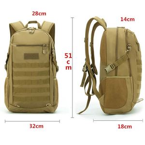 Sac à dos de randonnée tactique personnalisé 45L en Oxford camouflage, antivol, imperméable avec doublure en polyester – Nouveauté 2025 – Vente Flash - Product Image 3