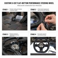 Volant sport en cuir 3 branches pour F30 F10 F15 F36 F20 F22 F25 F32 M3 M5 E46 E60 E70 E90 E91