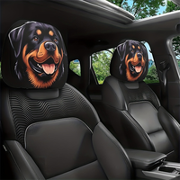 Housse de repose-tête de voiture de haute qualité, impression personnalisée, étiquette OEM, livraison directe, toutes saisons, universelle