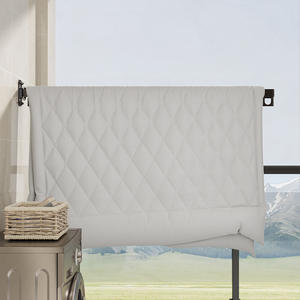 Wall-Mounted Retractable Metal Clothes Drying <b>Rack</b> for Living Room-Space-Saving Storage - Product Image 6