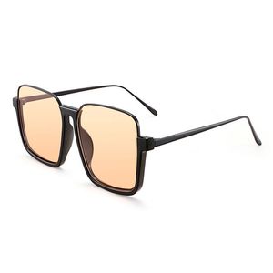 Gafas de Sol de Moda para Mujer, Montura Cuadrada Extra Grande, para Todo Tipo de Rostro, Logotipo Personalizado, Monturas Metálicas, UV400, Gafas de Diseñador Unisex - Product Image 4