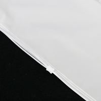 Sac à fermeture éclair en plastique personnalisé RuiTai pour vêtements en plastique transparent pour emballage de savon en plastique avec sac à fermeture éclair noir imprimé