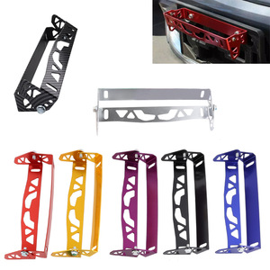 Marco de matrícula con ángulo ajustable, abrazadera de aleación de aluminio de 205 mm para modificación de automóviles - Product Image 2