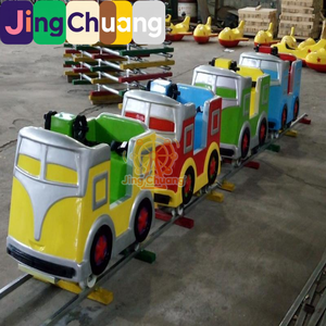 Nuevo Tren de Juguete JingChuang Square con Manivela, de Fibra de Vidrio y Metal, para Exportación de Fábrica - Product Image 6