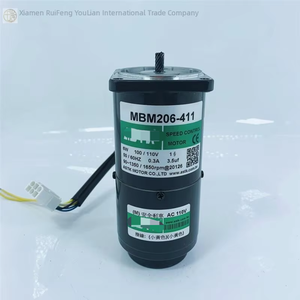 1 pièce d'occasion pour moteur de vitesse Mbm206-411 6w 0.34a testé, bon état, neuf, original, en stock, automatisation industrielle, PLC dédié - Product Image 1