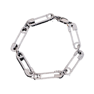 Zuanfa New Popular Rose Gold Plated <b>Solid</b> 925 Sterling <b>Silver</b> GRA Certified Trendy Moissanite Tennis <b>Bracelet</b> Bangles - Product Image 1