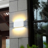 Lampu Dinding Luar Ruangan, Lampu Dinding Luar Ruangan, Lampu Luar Ruangan, Anti Air, Bangunan Modern, Lampu Eksterior, Taman, Led, Tangga, Ip65