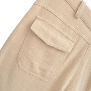 Nuovo Modello 2026: <span class=keywords><strong>Pantaloni</strong></span> Casual a Vita Alta in Cotone e <span class=keywords><strong>Lino</strong></span>, Gamba Larga, Nuovi <span class=keywords><strong>Pantaloni</strong></span> <span class=keywords><strong>Slim</strong></span>-fit Larghi e Dritti da Donna per l'Autunno - Product Image 5