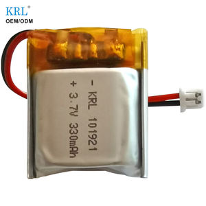 헤드셋 프리미엄 리튬 폴리머 배터리에 대한 원래 공장 3.7 V 101921 <span class=keywords><strong>330mAh</strong></span> 충전식 <span class=keywords><strong>Lipo</strong></span> 파우치 이온 배터리 - Product Image 2