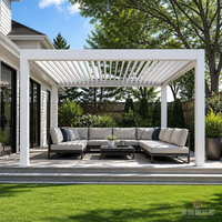 MEXIN Verrière quatre saisons en verre, structure en aluminium, panneaux isolants thermiques, pour jardin, patio, villa, terrasse, sur mesure