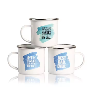 Bán Buôn 8Cm 12Oz Biểu Tượng Tùy Biến Trống Cắm Trại Cốc Cốc Cốc Men Thăng Hoa Men Cốc Cốc Tùy Chỉnh Cốc - Product Image 6