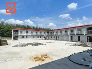 Módulos de contenedores de oficina de hotel prefabricados de China 20 pies 40 pies Paquete plano de acero Diseño de Casa desmontable de varios pisos para apartamentos - Product Image 4