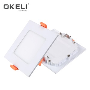 OKELI SMD Runde quadratische Decke Einbau 3w 6w 9w 12w 15w 18w 24w Round Square Ultra Slim Decken-LED-Flach bildschirm leuchte - Product Image 2