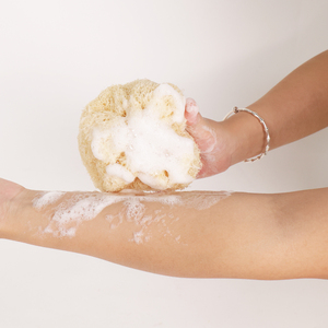 Lot de 3 éponges de douche exfoliantes durables et écologiques en loofah naturel pour le corps, ajustables et résistantes - Product Image 4