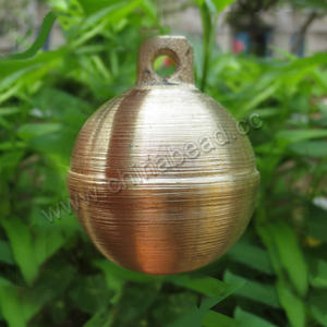 Grandi dimensioni 30/40/50 millimetri rotonda in ottone campana per gli animali domestici e animali - Product Image 3