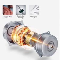 Extracteur d'air électrique pour conduit intérieur pour l'amélioration de l'habitat Ventilation d'échappement silencieuse Débit d'air mixte Roulement à billes Support OEM ODM