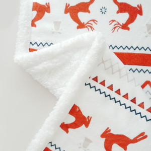 Hiện Đại Vua/Nữ Hoàng Kích Thước Biểu Tượng Tùy Chỉnh Siêu Mềm Mờ Sang Trọng Ấm Áp Dệt Kim Flannel Ném Chăn Với <span class=keywords><strong>Sherpa</strong></span> Trở Lại Cho Lễ Kỷ Niệm - Product Image 3