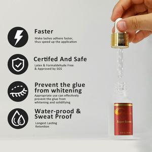 Pinky Leem Super Bonder pour cils personnalisés, accélérateur de séchage rapide transparent, extensions de cils, super bonder pour cils, colle pour cils - Product Image 2