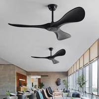 Ventilateur de plafond LED moderne APCITL de 32 pouces à 3 pales avec lumière, moteur DC, télécommande, intensité variable, 6 vitesses pour salon et salle à manger