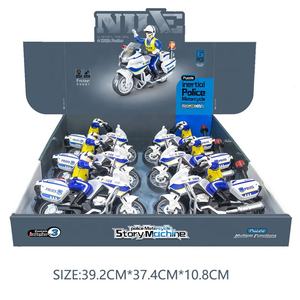 Moto jouet en plastique à friction pour garçons, avec 6 lumières et musique pour le jeu d'imitation – Offre spéciale - Product Image 4