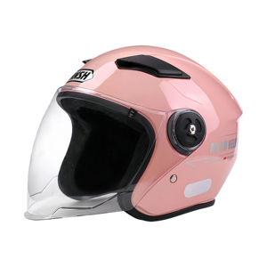 Novedad Casco <span class=keywords><strong>de</strong></span> Motocicleta Abierto 3/4 <span class=keywords><strong>de</strong></span> ABS con Certificación DOT, Doble Visor Modular para Adultos, Fabricado por Marca <span class=keywords><strong>de</strong></span> Primera Línea - Product Image 5