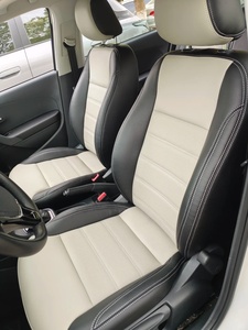 Coprisedili in Pelle Premium Leggeri e su Misura per <span class=keywords><strong>Volkswagen</strong></span> <span class=keywords><strong>Polo</strong></span> Hatchback 2015-2025 Set Completo - Product Image 1