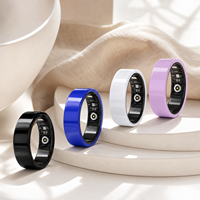 Bague intelligente NFC en acier inoxydable avec suivi du rythme cardiaque, du sommeil et de la forme physique, compatible Android, étanche IP68