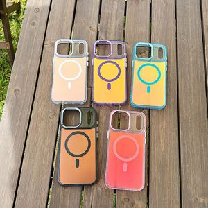 เคสโทรศัพท์แม่เหล็กไฟฟ้าสำหรับ iPhone 17 <span class=keywords><strong>Air</strong></span> 16 PRO <span class=keywords><strong>MAX</strong></span> 14กรอบเลนส์เคลือบอิเล็คโทรเพลทเงาสดใส - Product Image 4